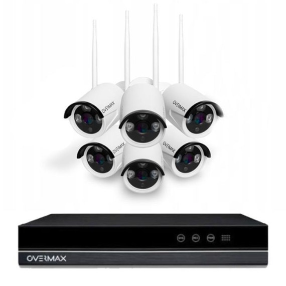 Kit De surveillance OVERMAX CAMSPOT NVR 4.0 + 2Single NVR + 6 Caméras