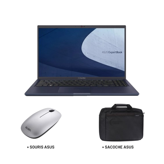 Pc portable professionnel Asus ExpertBook B1 i5-12ème 16Go (B1500CBA-BQ0757)