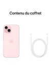 iPhone 15 128 Go- Rose - Apple prix Tunisie