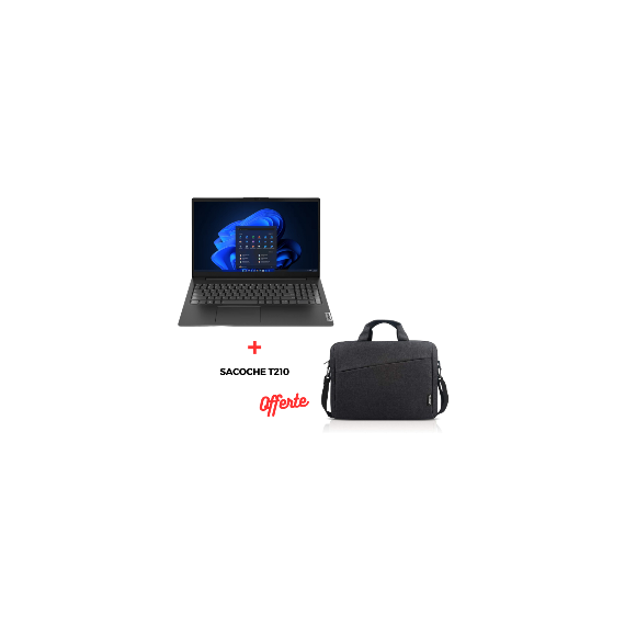 Pc Portable LENOVO V15 G3 IAP I7 12È GÉN 8GO 512GO SSD - NOIR