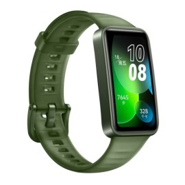 Bracelet Connecté HUAWEI Band 8 - Vert - Vue de face du bracelet, design élégant pour un style connecté et actif.