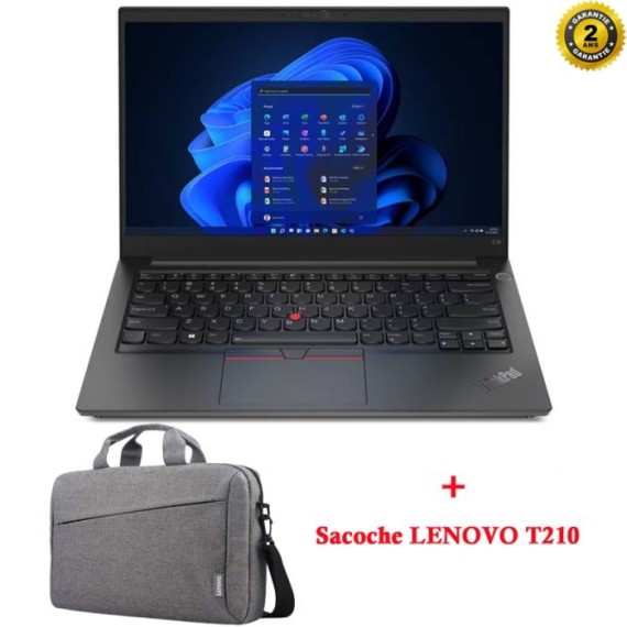 Pc Portable Lenovo Thinkpad E14 GÉN 4 I5 12È Gén 8Go 512Go SSD - Noir