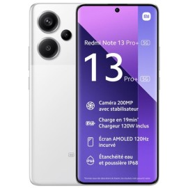 Smartphone XIAOMI Redmi Note 13 PRO Plus 5G 12Go 512Go - Blanc