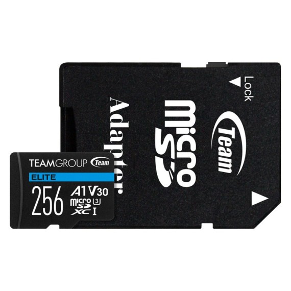 Carte Mémoire Team Group Elite Micro  SDXC UHS-I U3 V30 A1 - 256 GO