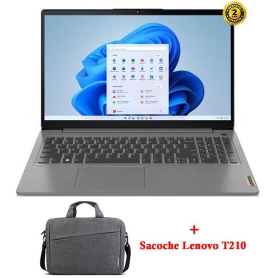 PC Portable LENOVO IDEAPAD 3 15IAU7 I7 12È GÉN 12G 512GO SSD - GRIS