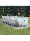 Piscine Prism Frame ovale 6.10 x 3.05 x 1.22 m - Intex