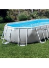 Piscine Prism Frame ovale 6.10 x 3.05 x 1.22 m - Intex