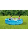 Piscine hors-sol Metal Frame Beachside ronde 305 x 76 cm