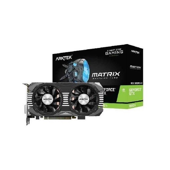 Carte Graphique  Arktek GeForce GTX 1660 Ti 6GB Dual Fans