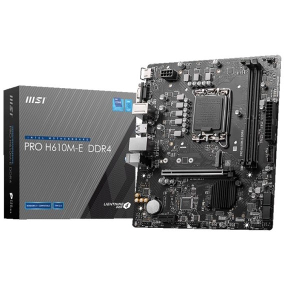 Carte mère msi pro h610m-e ddr4