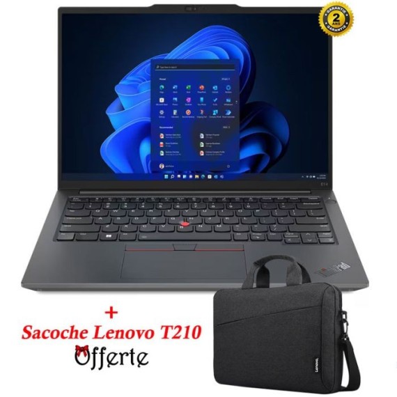 PC Portable lenovo Thinkcentre E14 GEN 5 I7 13È GÉN 8GO 512GO SSD - NOIR