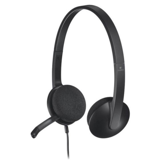 Casque Micro  Filiare  Logitech H340 Stéréo - Noir