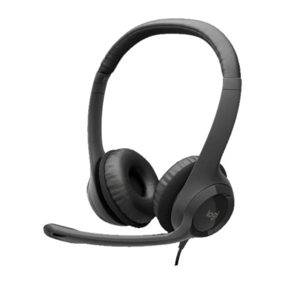 Casque Micro  Filiare  Logitech H390 USB - Noir