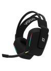 Micro Casque Gamer Sans Fil AQIRYS Alya Stéréo 3D - Noir