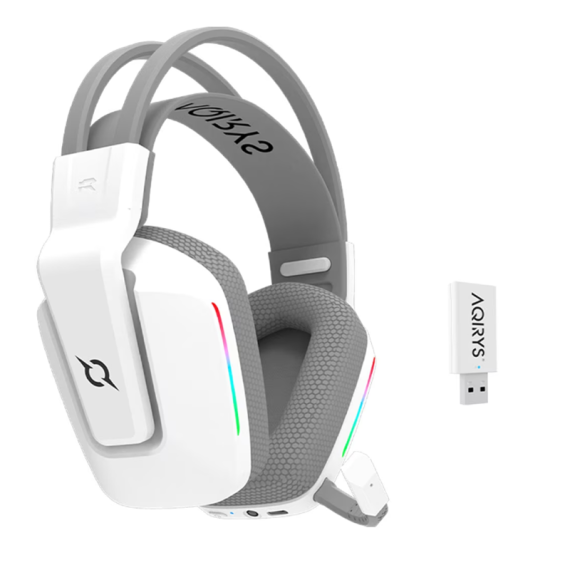 Casque Sans Fil AQIRYS Alya 2,4 GHZ - Blanc