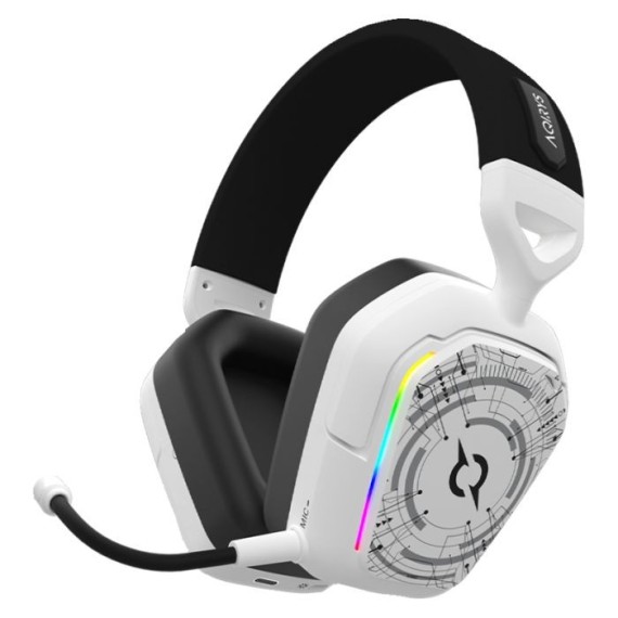 Micro Casque Gamer Sans Fil AQIRYS Alaire - Blanc