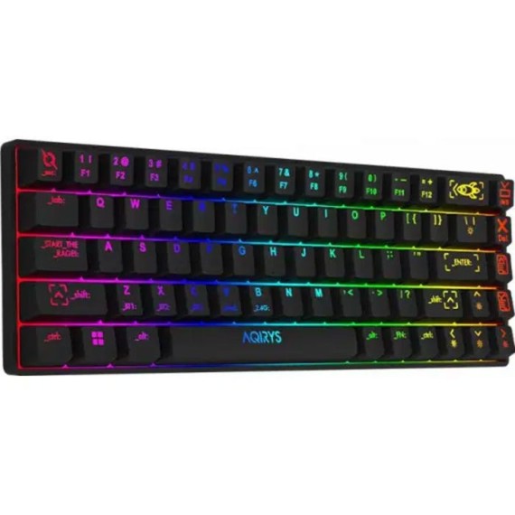 Clavier Gamer Mécanique AQIRYS MIRA 100% Anti-Ghosting RGB - Noir