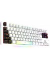 Clavier Gamer Mécanique AQIRYS ALUDRA TKL100% Anti-Ghosting RGB - Blanc