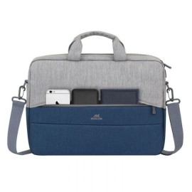 Sacoche RIVACASE Pour PC Portable 15.6'' - Gris & Bleu (7532)