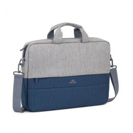 Sacoche RIVACASE Pour PC Portable 15.6'' - Gris & Bleu (7532)