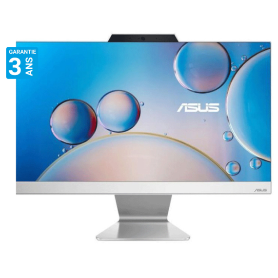 PC De Bureau All In One ASUS AIO E3202 I5 12GÉN / 8Go 256Go SSD / Blanc