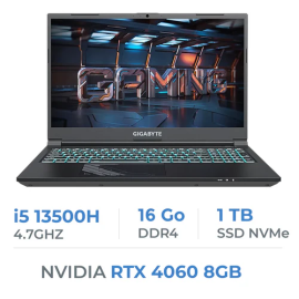 PC Portable Gigabyte G5 KF5 i5 13500H/16GB/1TB SSD/RTX4060 8GB/15.6'' 144Hz