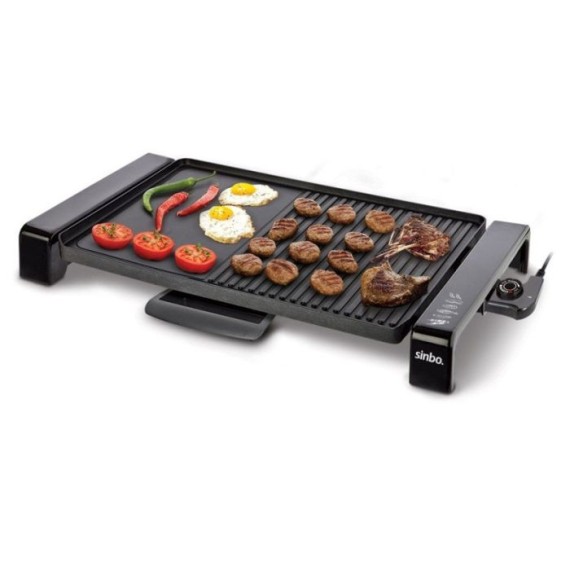 Plancha Grill Électrique SINBO 2000W - Noir