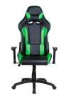 Chaise Pilote Gaming Noir et Vert