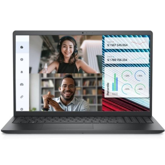 Pc Portable DELL VOSTRO 3520 / i7-1255U / 8 Go / 512 Go SSD / Noir