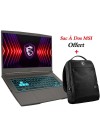 Pc Portable Gamer MSI Tunisie - Thin 15 B13UCX i5 - 16Go