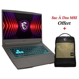 PC Portable Gamer MSI Thin 15 B13UCX / i7 13è Gén / 32Go / 512 SSD / RTX 2050