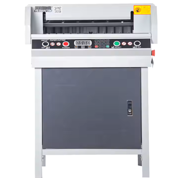 Machine de découpe de papier électrique à double guide G450VS+