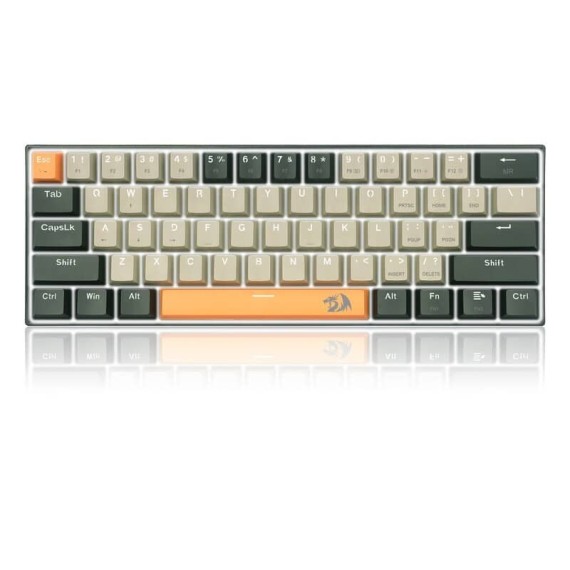 REDRAGON Clavier Gaming Tunisie - Mécanique LAKSHMI K606 OG&GY&BK 60%