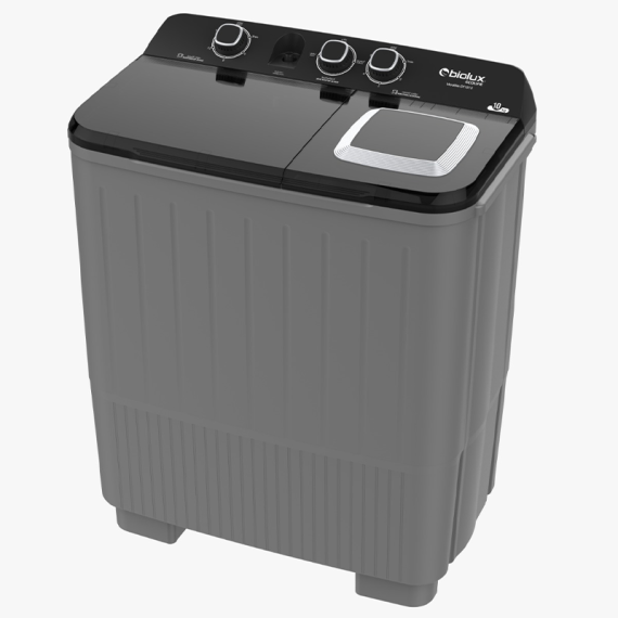 Lave-Linge BIOLUX 10KG Semi-Automatique Silver DT101S