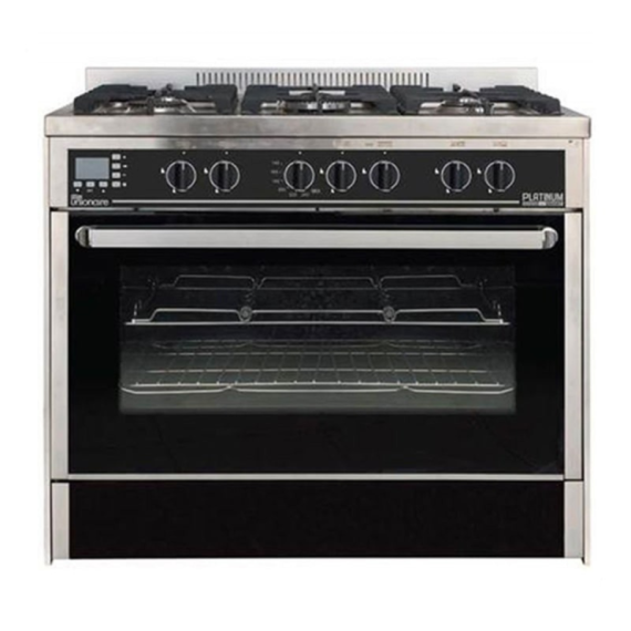 Cuisinière Unionaire Platinum Plus 5 Feux - Noir