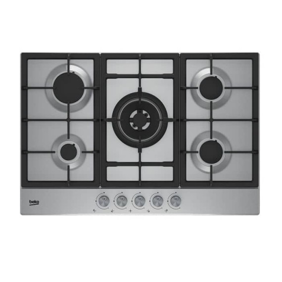 Plaque de Cuisson Encastrable BEKO HIAW75225SL 5 Feux 75 cm - Inox