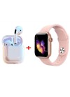 Coffret W26 PRO MAX Montre Connectée + Airpods + 2 Ceintures – Rose