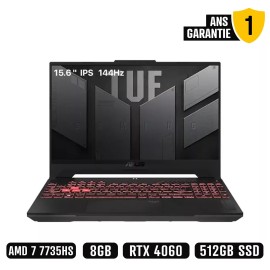 ASUS TUF Gaming A15 FA507NV-LP046W | AMD Ryzen 7 7735HS | RTX 4060 | 8GB Ram | 512 GB NVMe