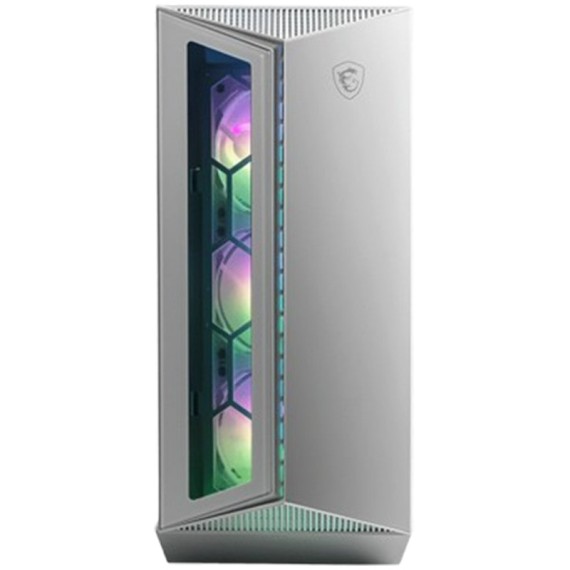 Caractéristiques de performance du boîtier MSI MPG GUNGNIR 110R avec baies et ports USB