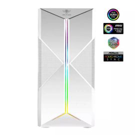 Boitier Spirit of Gamer CLONE 3 ARTIC, Moyen tour, ATX, White