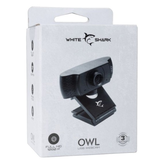 Webcam avec micro intégré et réglages automatiques