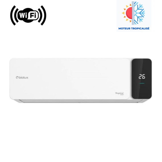Caractéristiques Climatiseur BIOLUX 12000 BTU Chaud & Froid