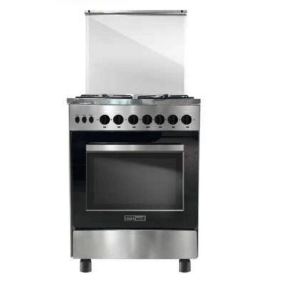 Cuisinière MAXWELL 4 feux 60cm inox