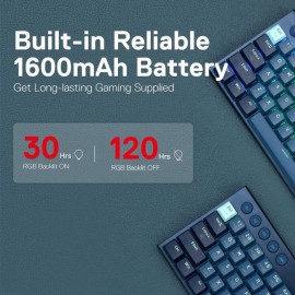 Clavier Gamer Mécanique Redragon NOCTIS K632 PRO RGB Red Switch BLEU