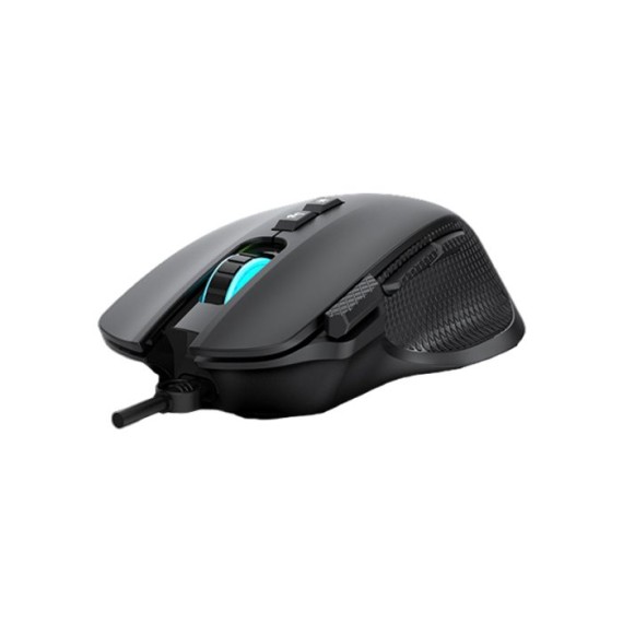 Souris Gaming GM1100 ergonomique avec revêtement en caoutchouc