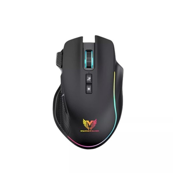 Souris Gamer Sans Fil STAR WAVE GM1076 Rétroéclairage Rainbow