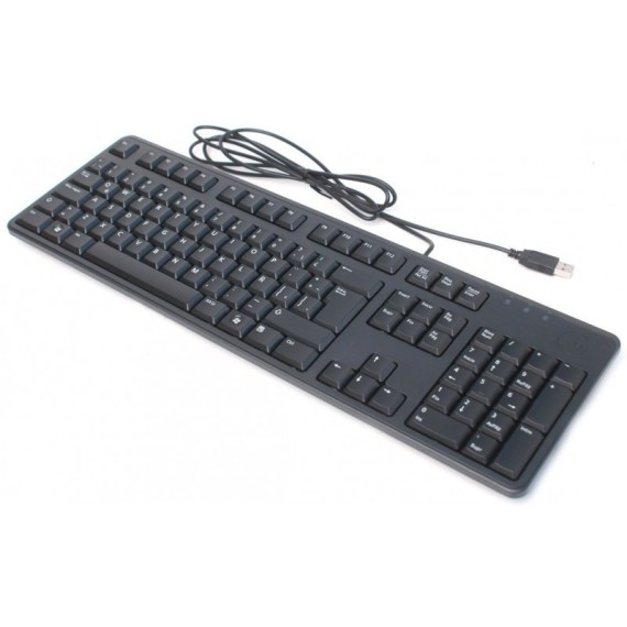 clavier Dell noir filaire avec lettres arabes