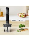 Moulinex Optichef Hand Blender, 1000 Watt, 15 Functions, 500 ML Chopper, Whisk, Black - (DD6552EG) Moulinex Optichef Hand Blender, 1000 Watt, 15 Functions, 500 ML Chopper, Whisk, Black - (DD6552EG)