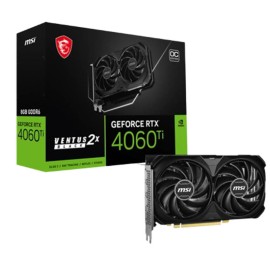 Carte graphique Msi Geforce RTX 4060 ventus 2x black oc / 8 GO gddr6