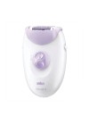 Épilateur Braun SiLk-3 SE3-000 Blanc & Violet(SE3-000)
